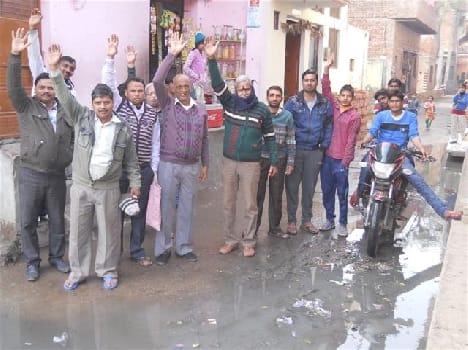 Khandari crafted waterlogging in protest